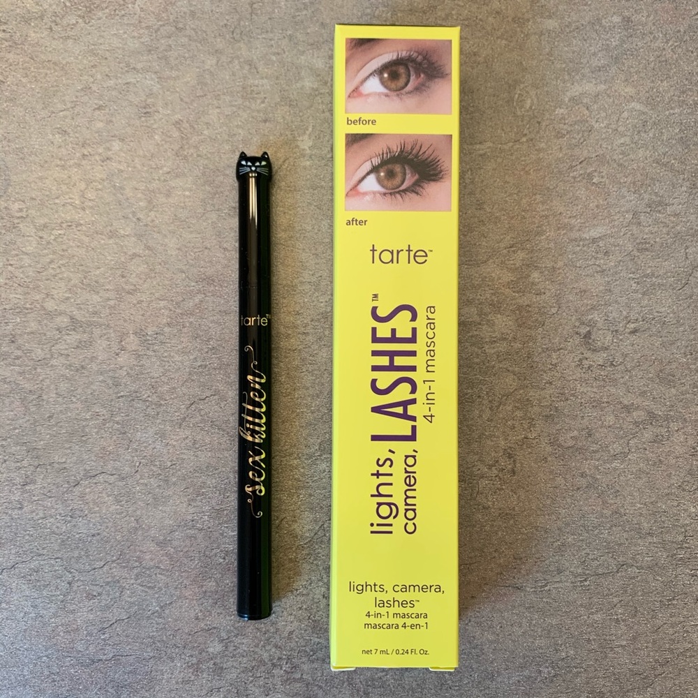 Tarte felt tip liner and mascara set in black
